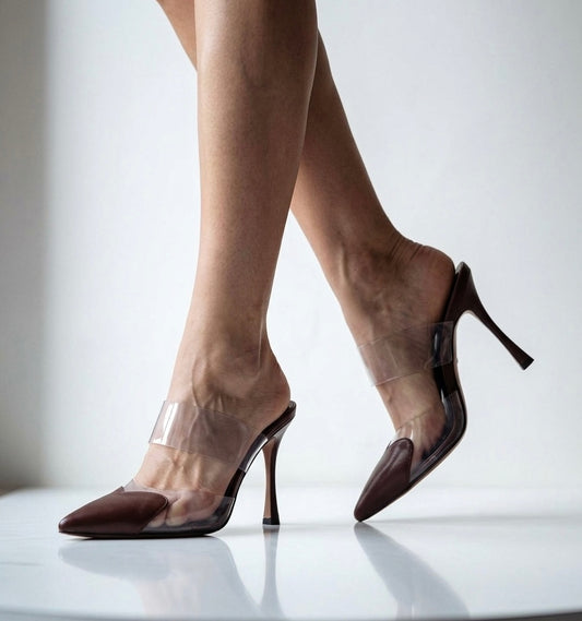 L'Élégance Bordeaux Heels