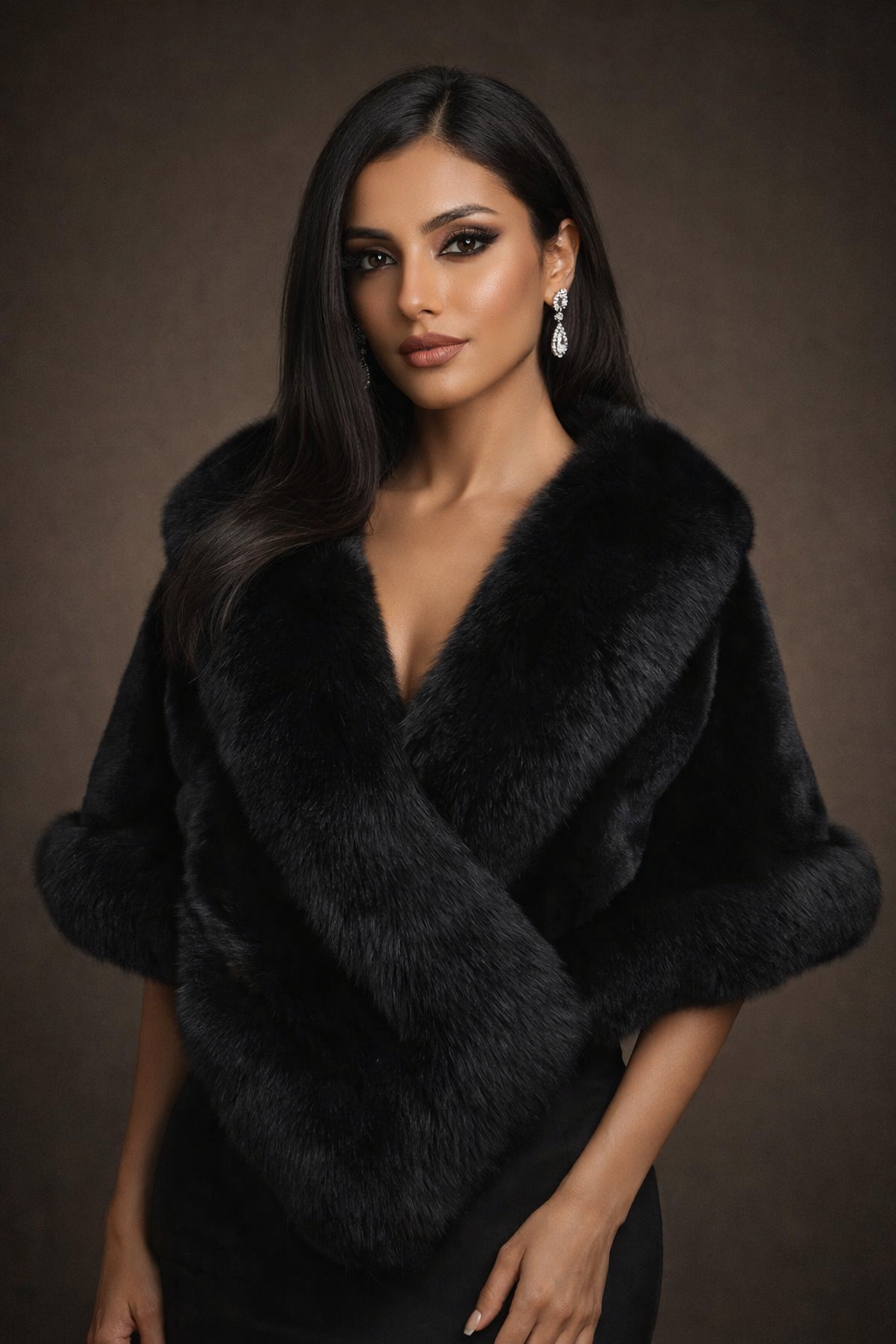 Fausse Fourrure Élégante