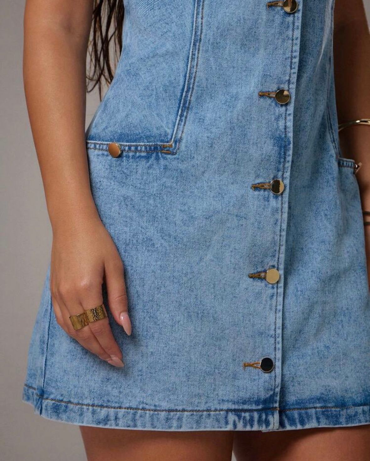 Denim Daisy Dress