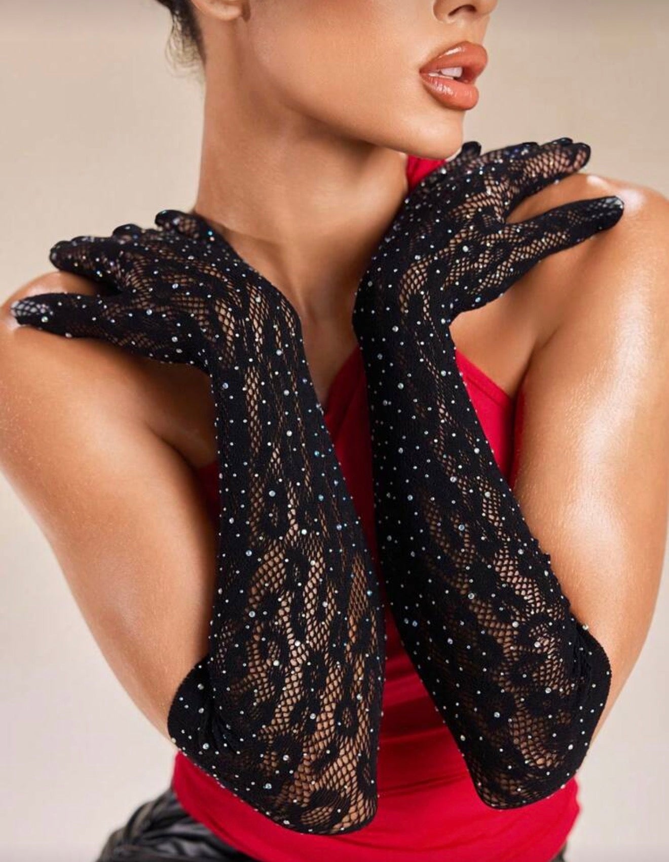 Midnight Lace Gloves
