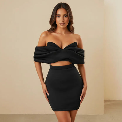 Crimson Noir Dress