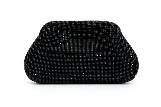 Noir Prism Couture Clutch