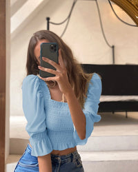 Ocean Blue Top