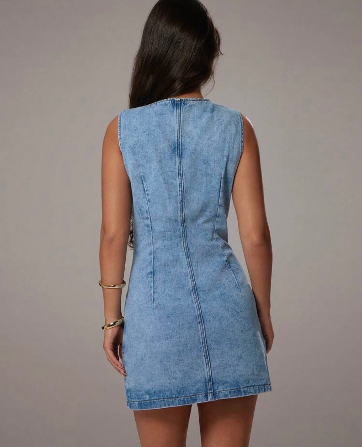 Denim Daisy Dress