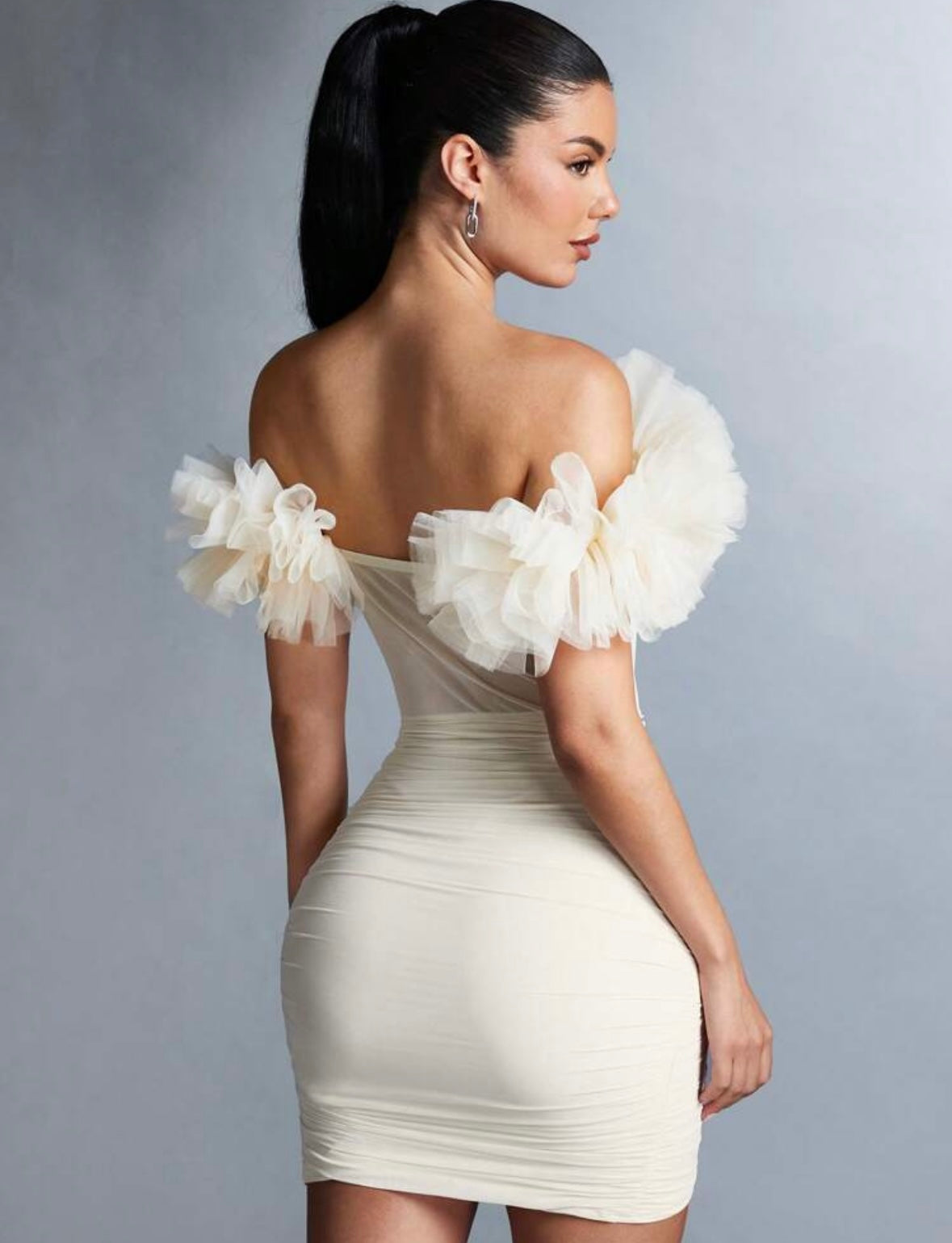 Off White Lady Dress