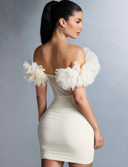 Off White Lady Dress