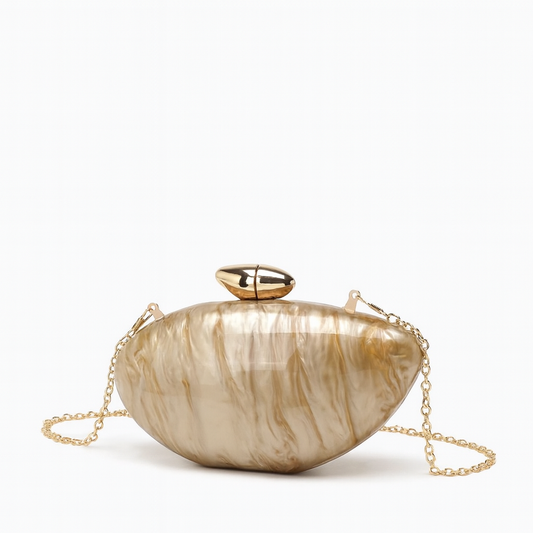 Clutch Nacrée Dorée