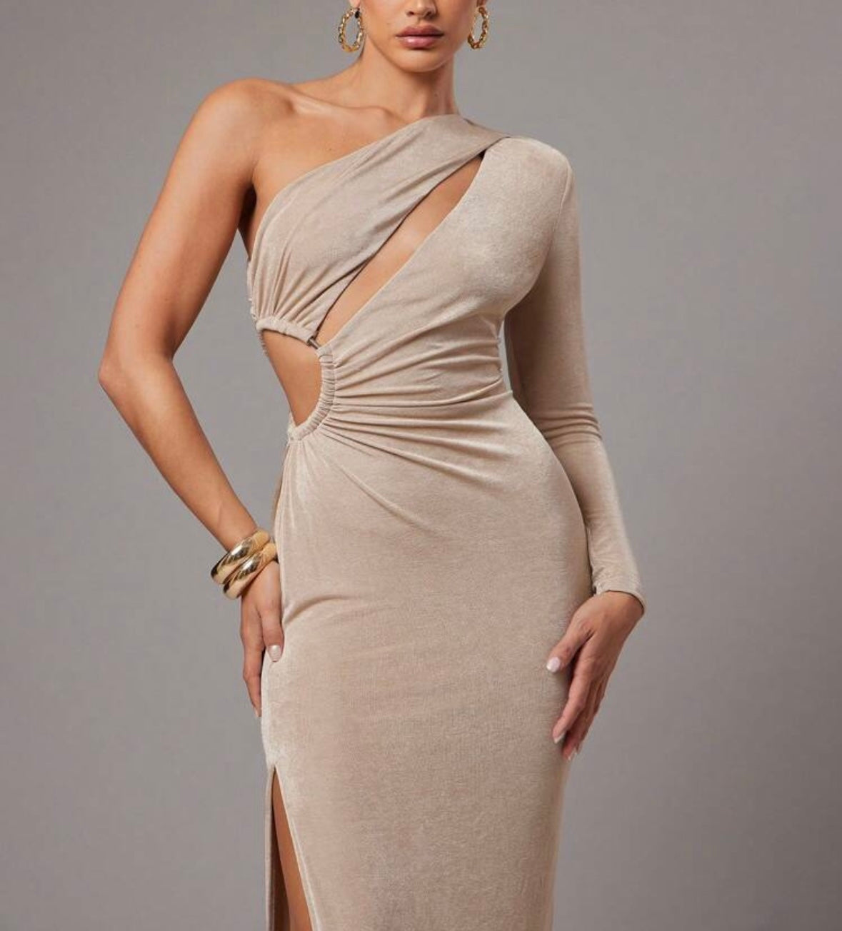 Champagne Nude Dress