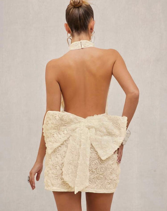 Statement Beige Dress