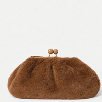 Boule de Neige Marron Clutch