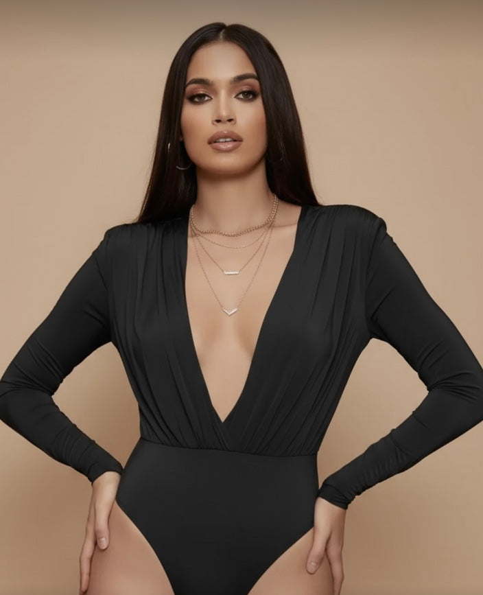 Infinity Black Bodysuit
