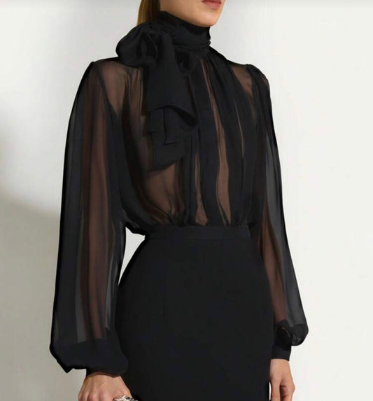 Chiffon Élégance Top