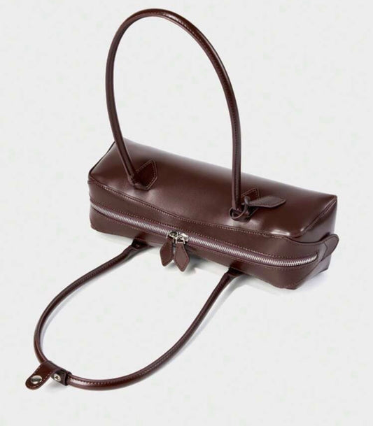 Brun Parisienne Trendy Clutch